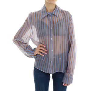 CAMICIA RGHE NOMADE AZZURRO